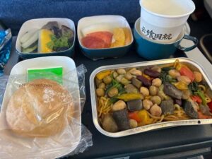 ヴィーガン機内食　エアチャイナ