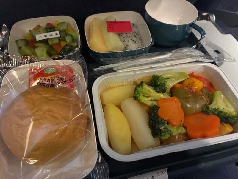 ヴィーガン機内食 エアチャイナ