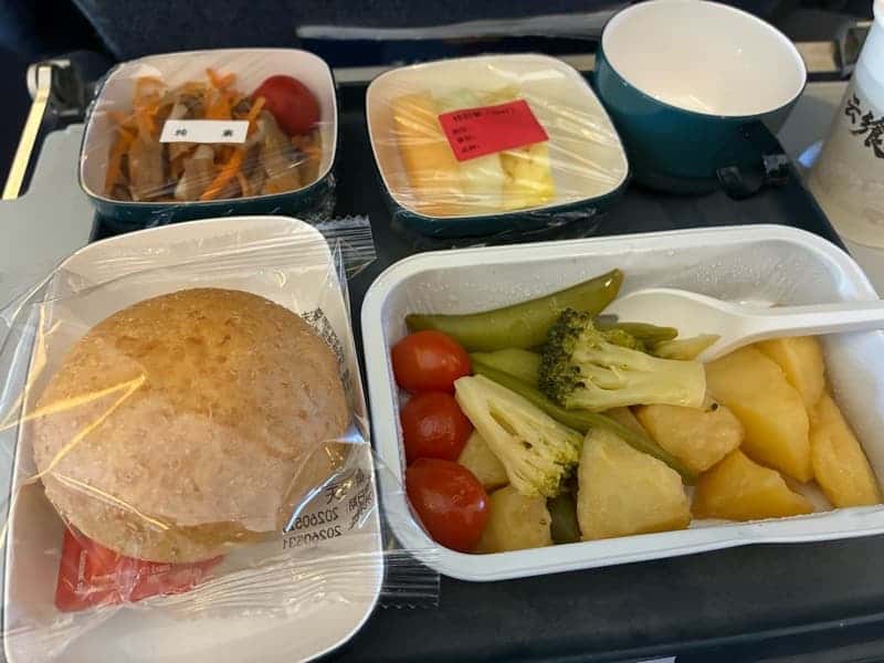 ヴィーガン機内食 エアチャイナ