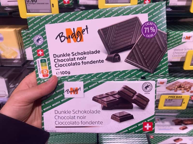 ヴィーガン チョコレート スイス