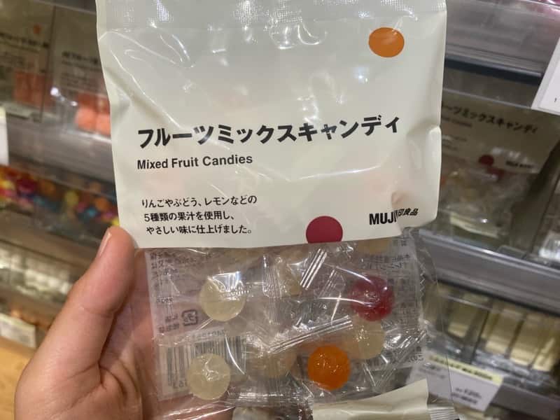 フルーツミックスキャンディ　無印良品　MUJI ヴィーガン