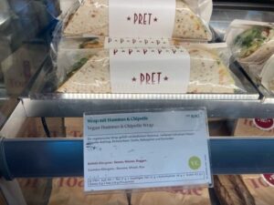 スイス　サンドイッチ　ヴィーガン　Pret
