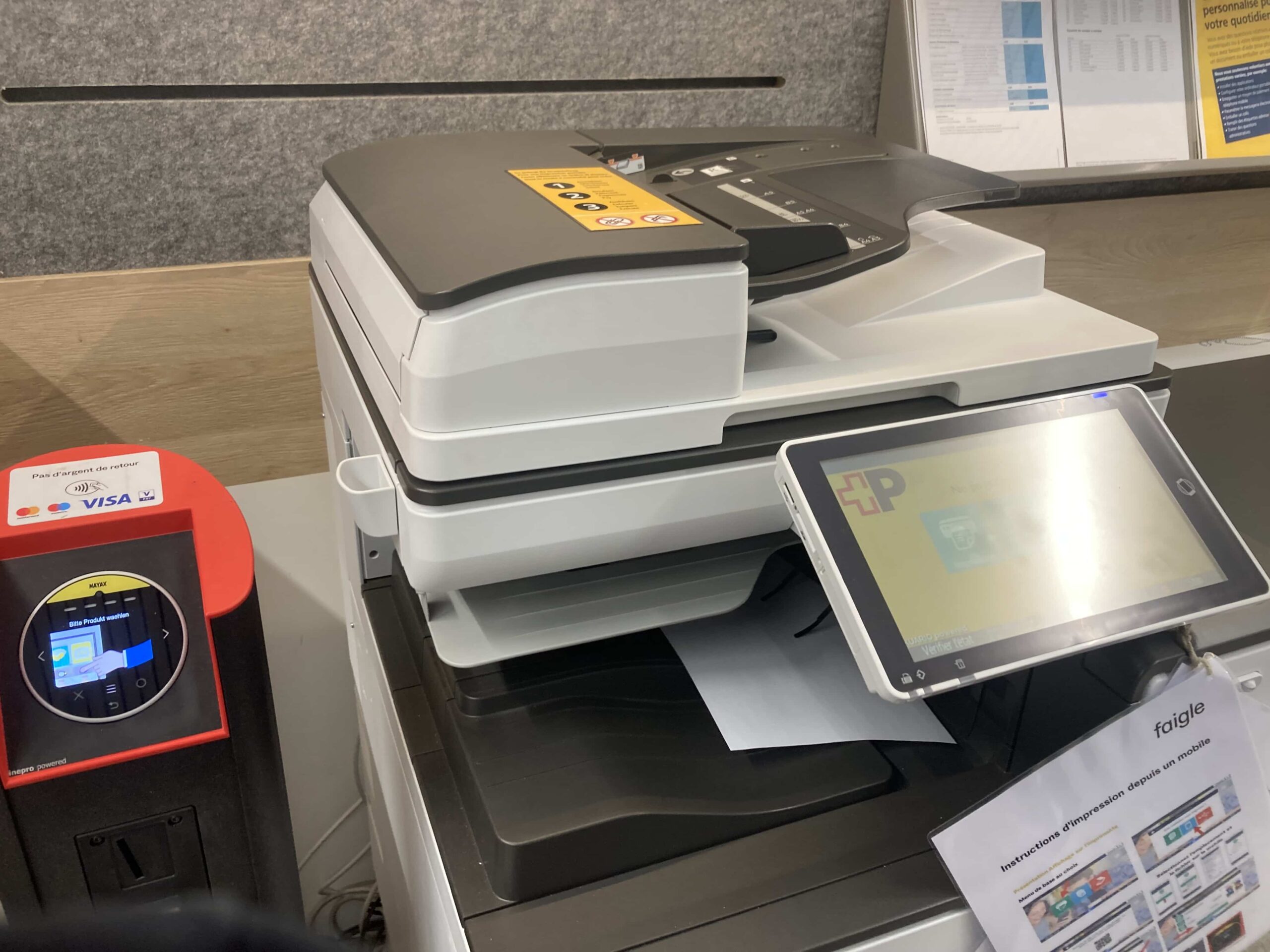 スイス　プリンター　コピー