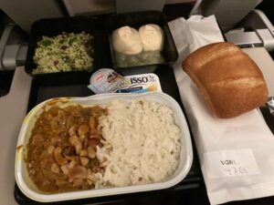 ヴィーガン機内食　スイスエア