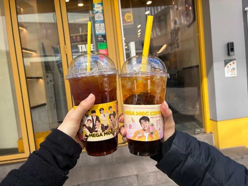 Mega coffee ソウル