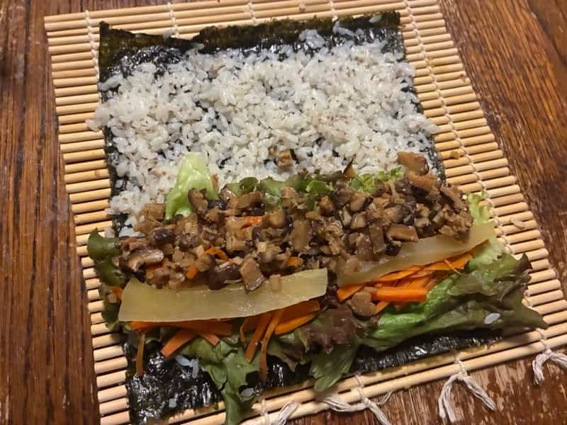 キンパ巻き方